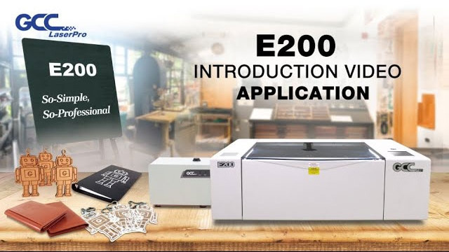 Aplicación de grabador láser de escritorio GCC LaserPro E200