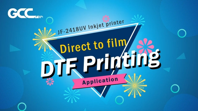 GCC --- JF 2418UV UV DTF Printing Application